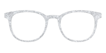 The Pale Gray Floral Lace