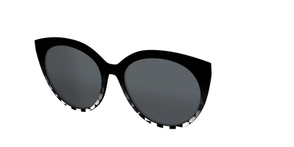 The Polarized Checkerboard Fade Sun Top