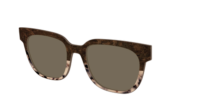 The Polarized Dark Oak Tortoise Split Sun Top