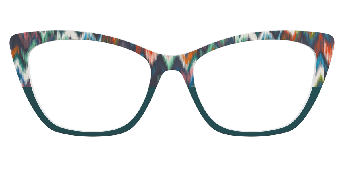 The Teal Ikat Split