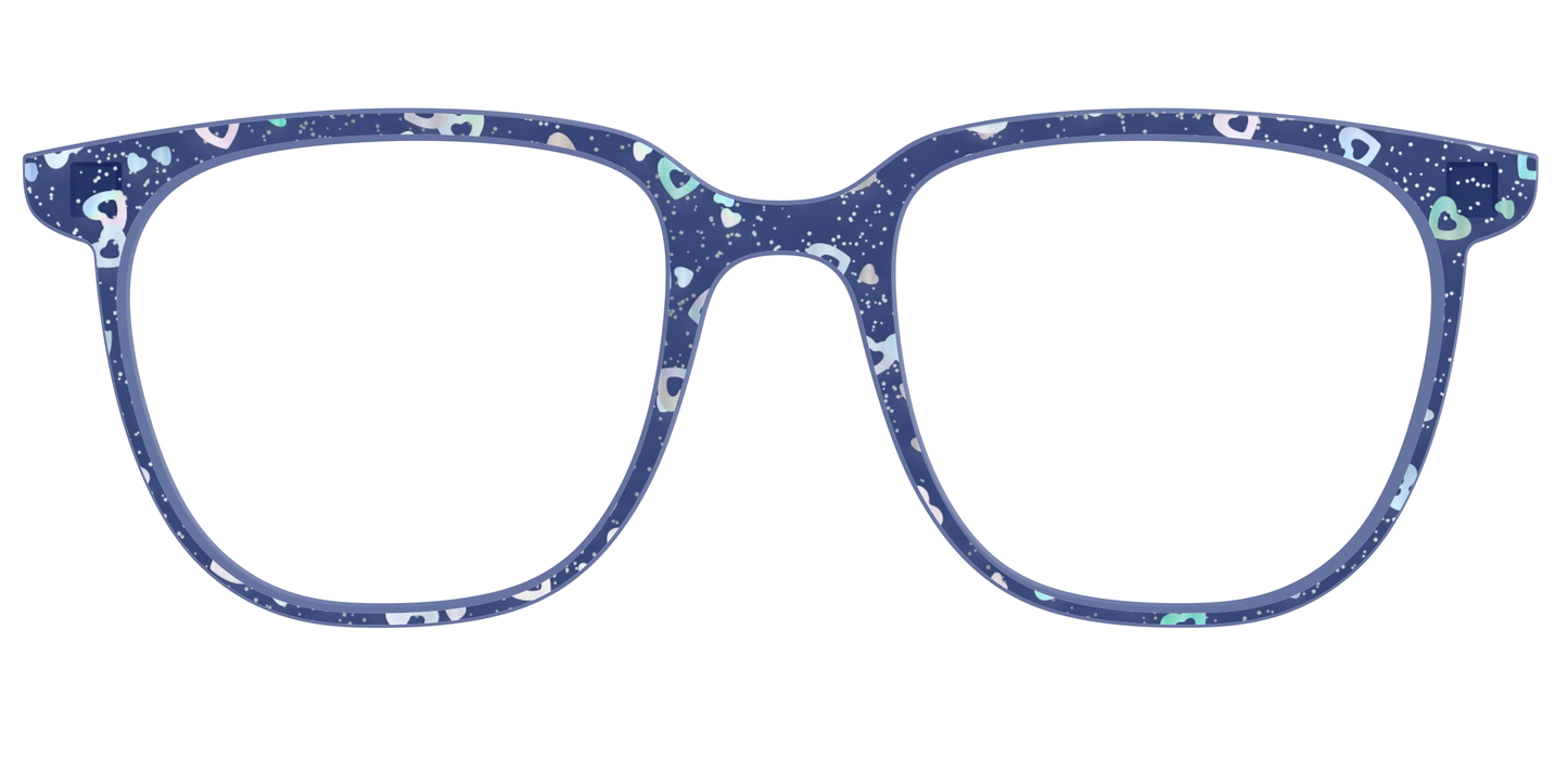 The Denim Heart Glitter Crystal