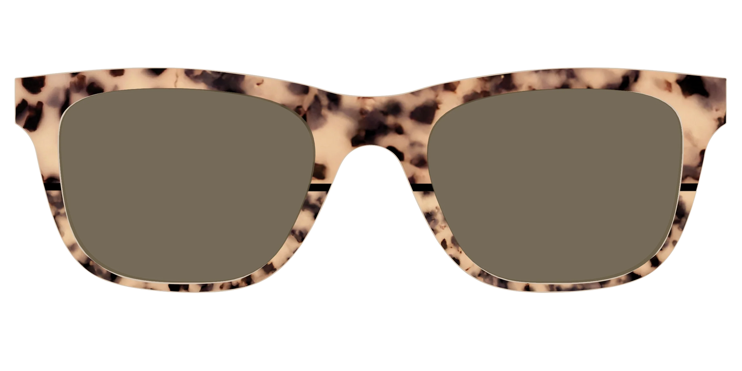 The Polarized Bisque Tortoise Split Sun Top