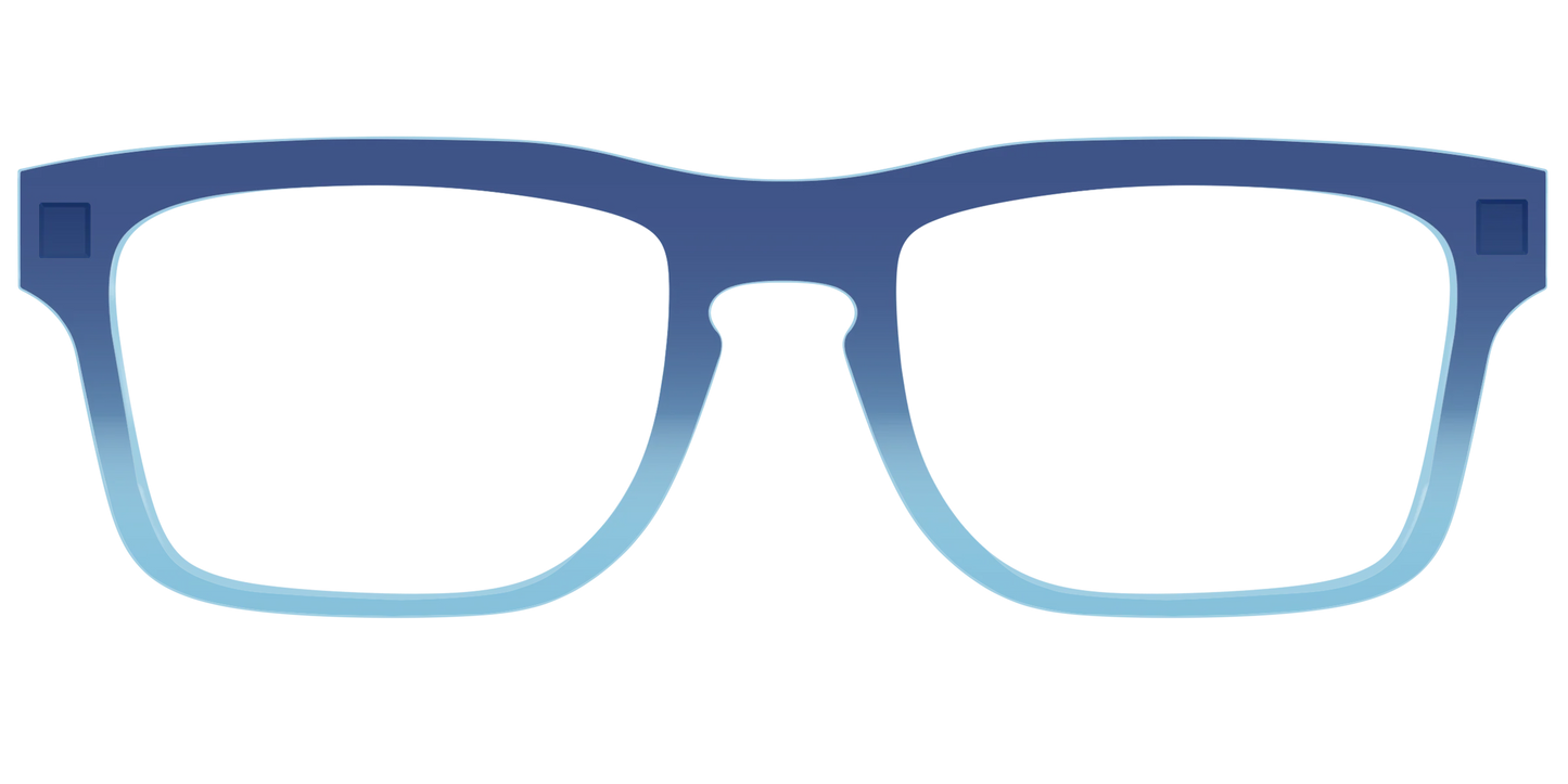 The Indigo to Sky Blue Gradient Crystal