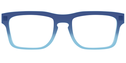 The Indigo to Sky Blue Gradient Crystal