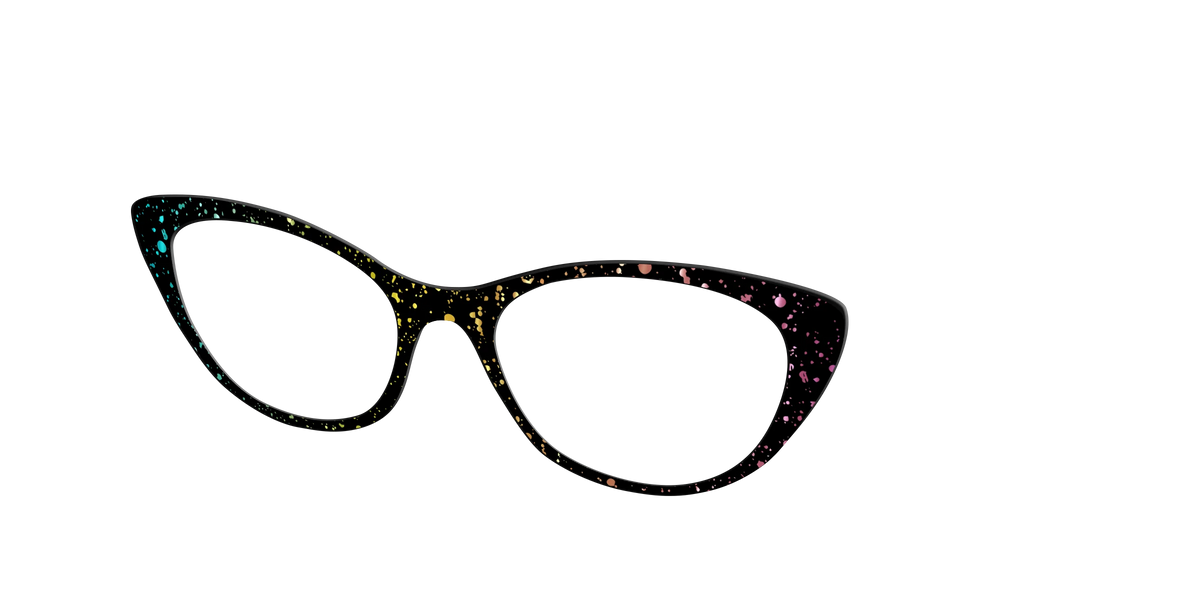 The Rainbow Foil Splatter