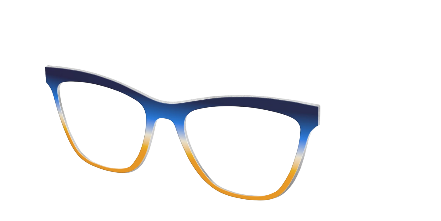 The Royal Blue to Gold Gradient