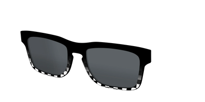 The Polarized Checkerboard Fade Sun Top