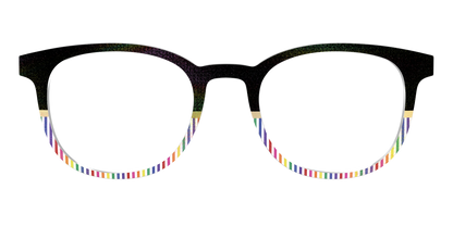 The Chic Pride Stripes Crystal with Gold Foil