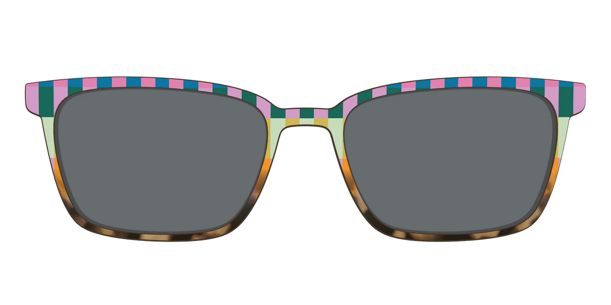 The Polarized Summer Stripes Tortoise Sun Top