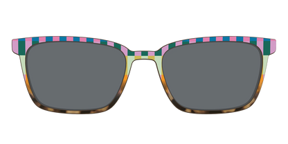 The Polarized Summer Stripes Tortoise Sun Top
