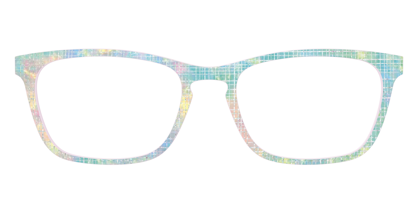 The Pastel Gradient with Holographic Hatching