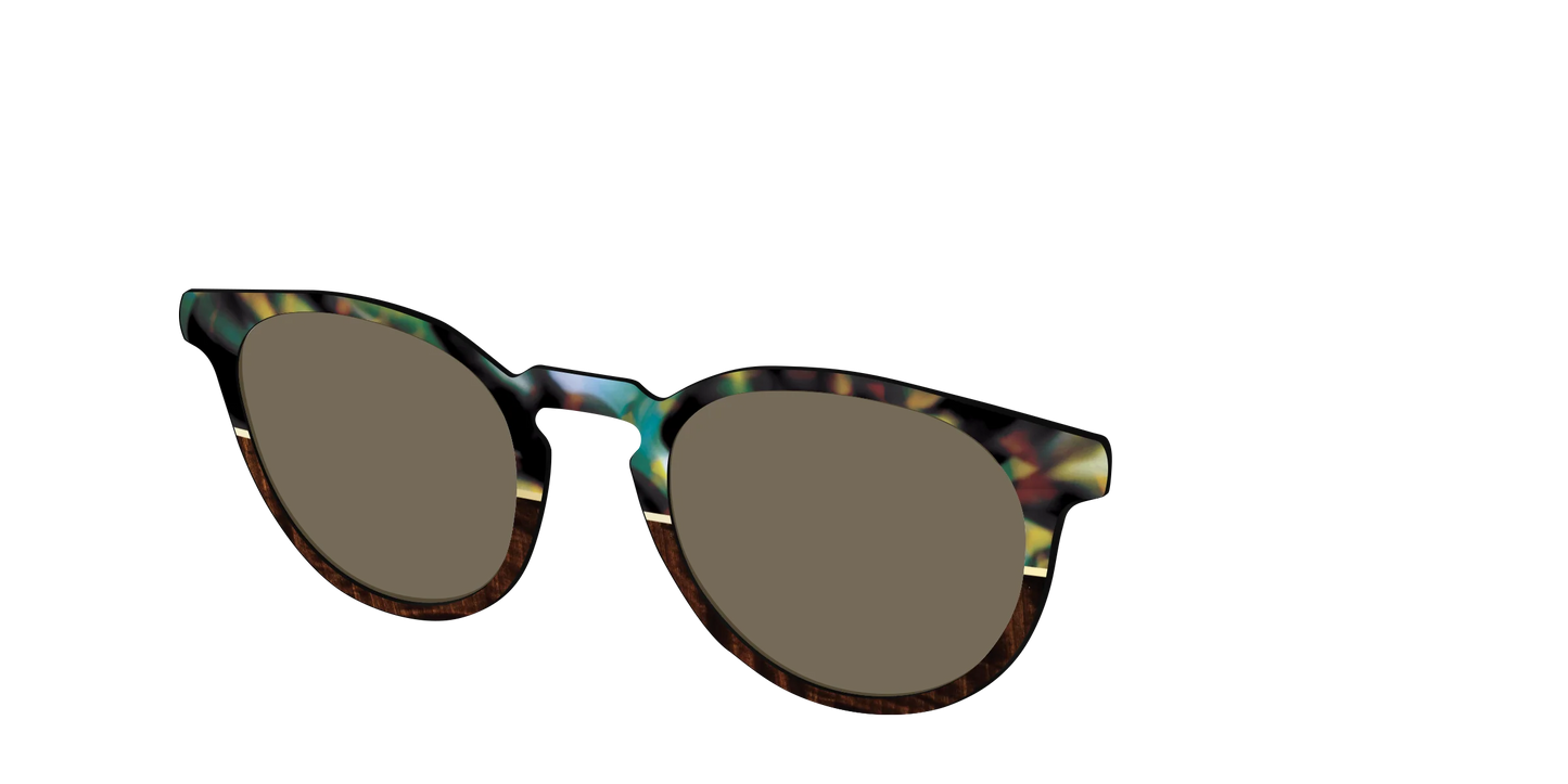 The Polarized Mirage Split with Gold Foil Sun Top