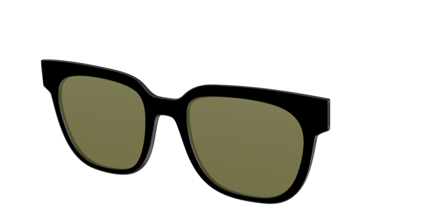 The Black with Green Racquet Sport Lens