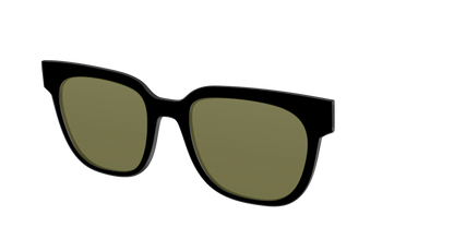 The Black with Green Racquet Sport Lens