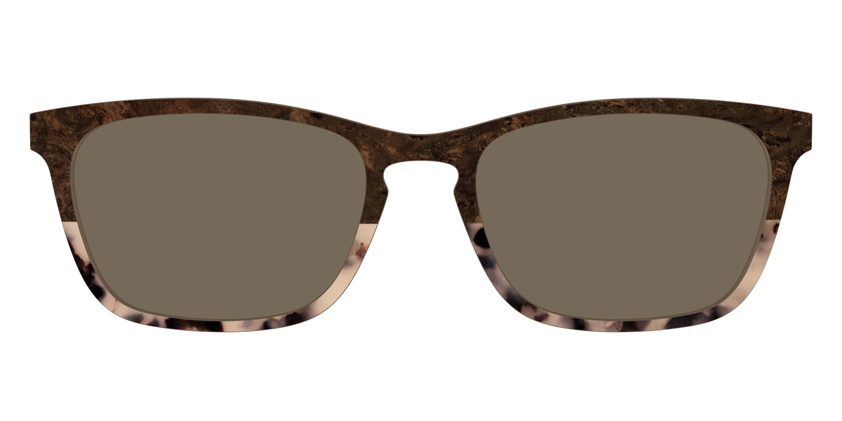 The Polarized Dark Oak Tortoise Split Sun Top