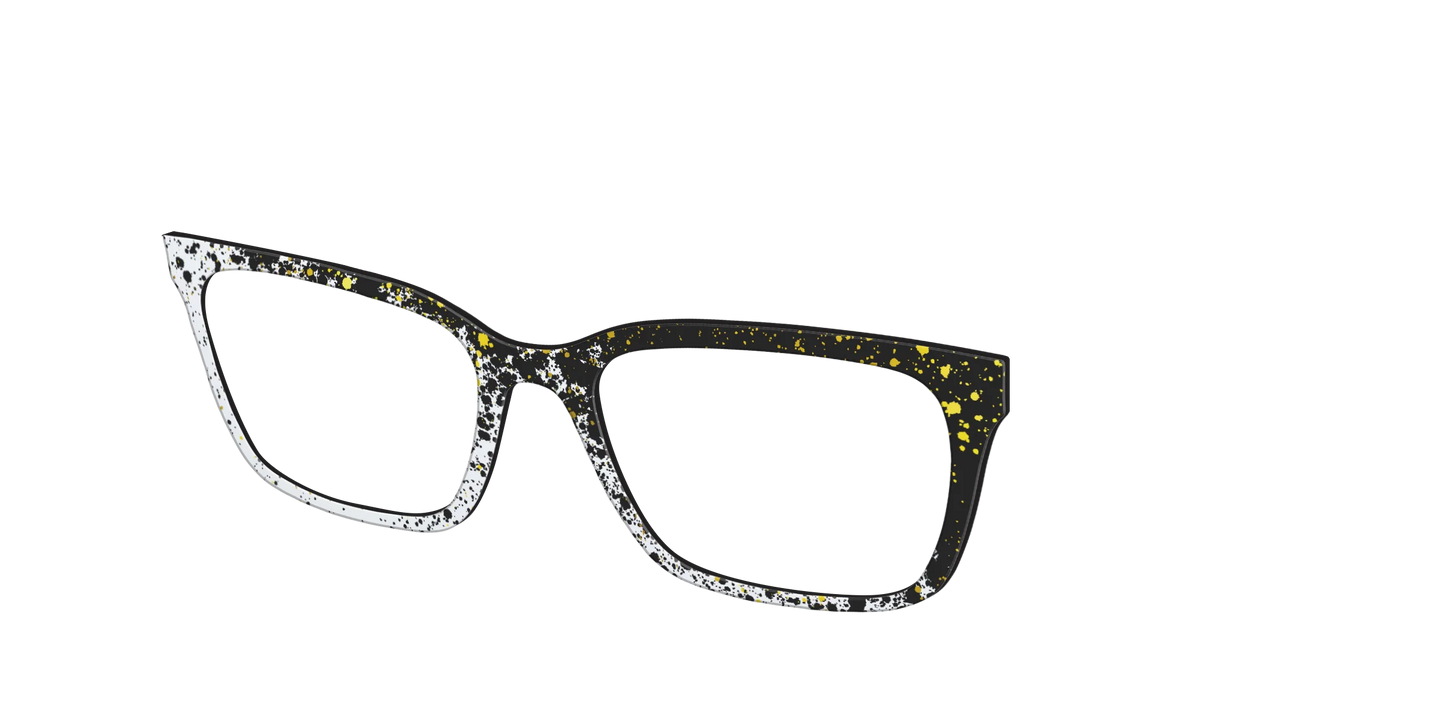 The Black & White Splatter