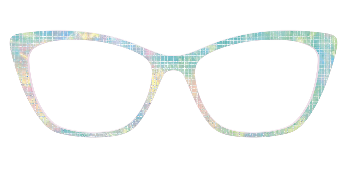 The Pastel Gradient with Holographic Hatching