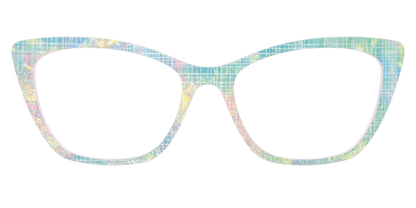 The Pastel Gradient with Holographic Hatching