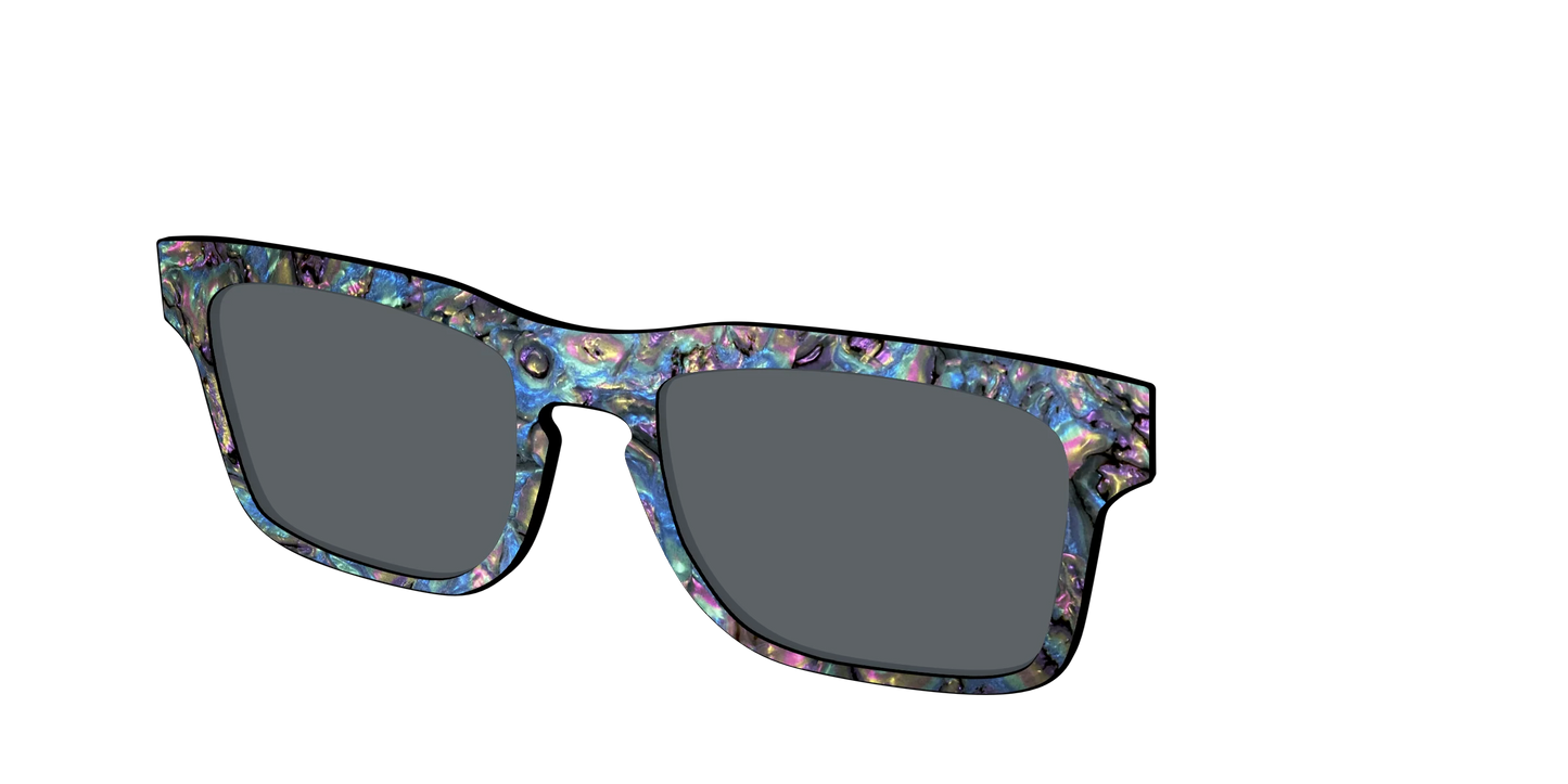 The Polarized Midnight Abalone Sun Top