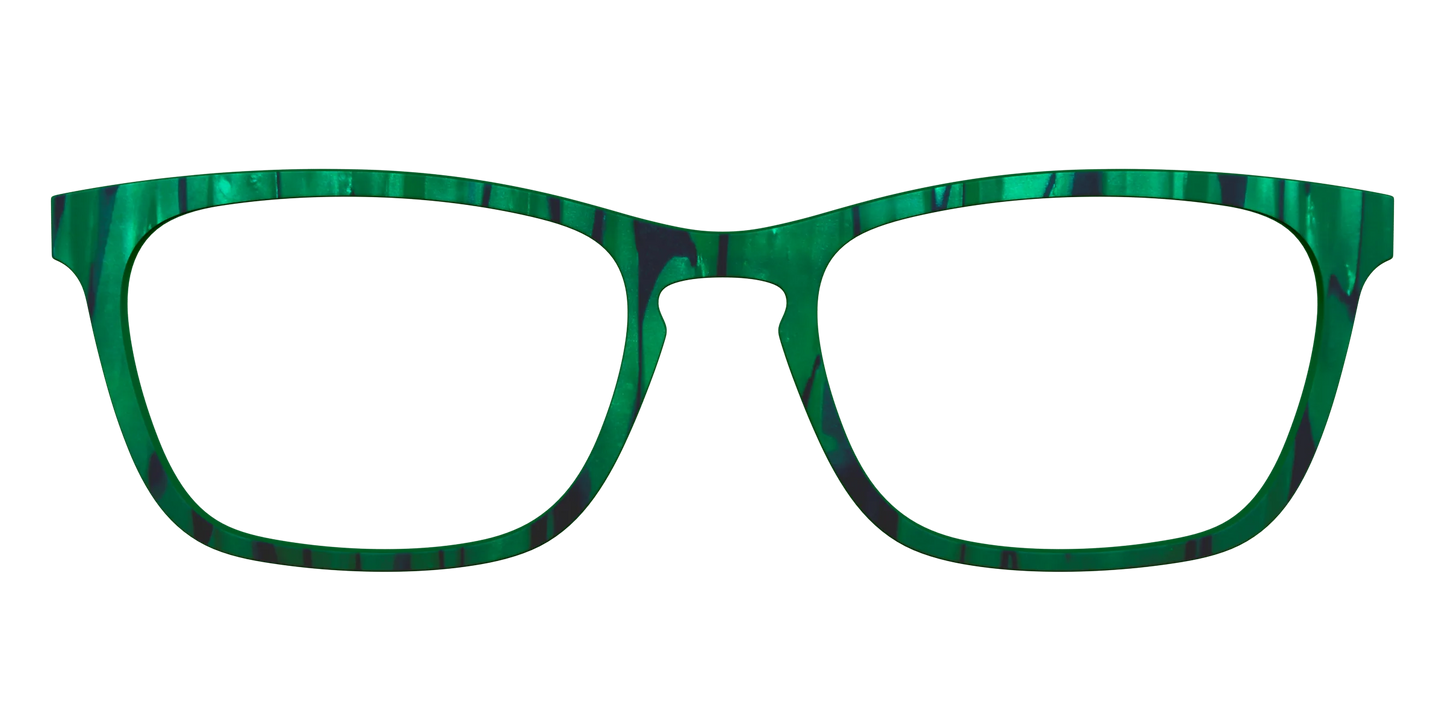 The Emerald Moire Stripes