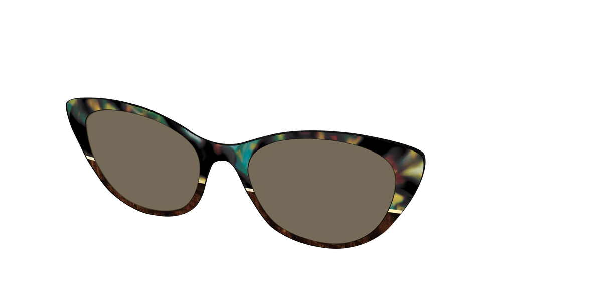 The Polarized Mirage Split with Gold Foil Sun Top