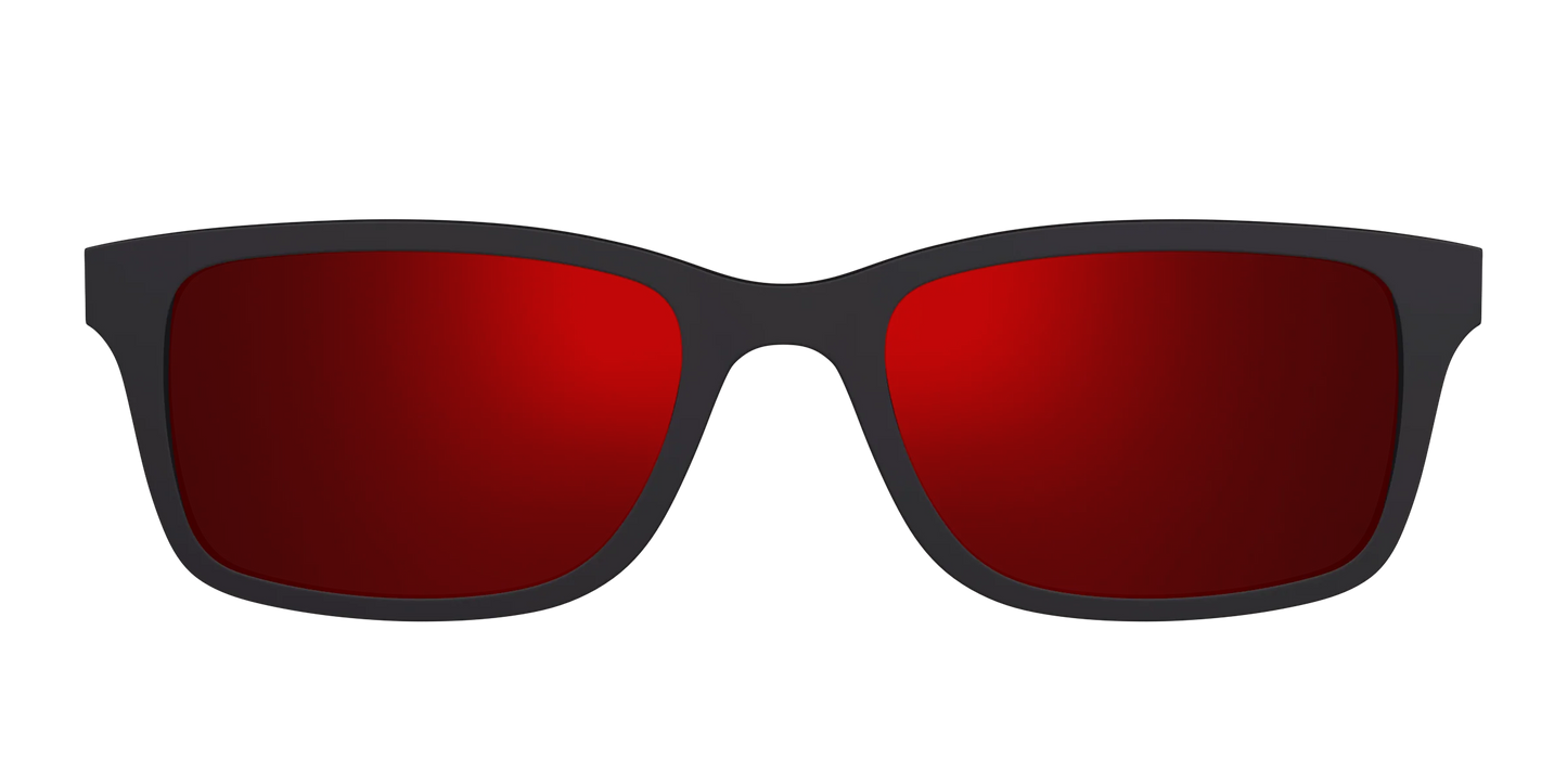 The Polarized Red Reflective Sun Top