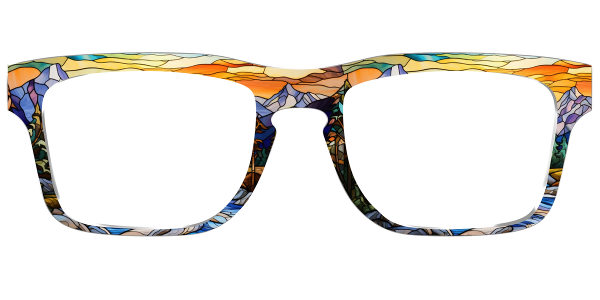 The Mountainscape Stained Glass