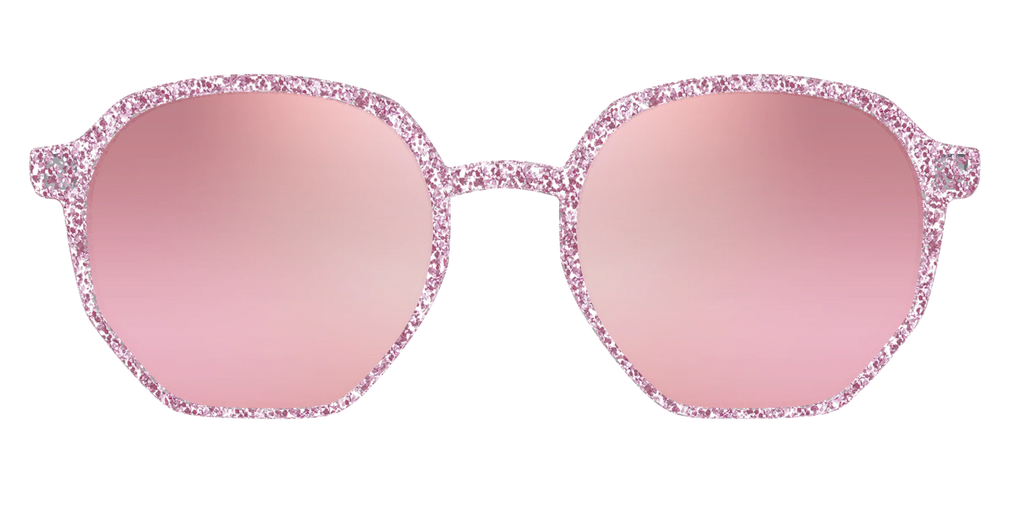 The Polarized Rose Gold Sparkle Sun Top
