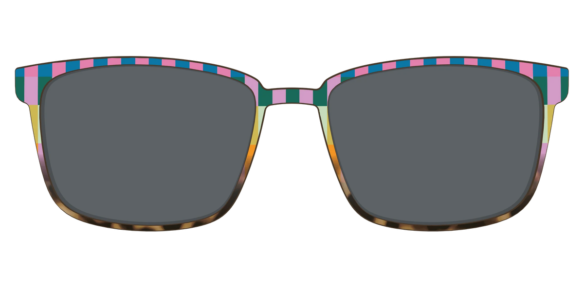 The Polarized Summer Stripes Tortoise Sun Top