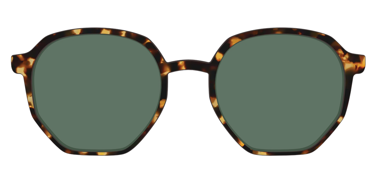The Non-Polarized Green Tortoise Sun Top