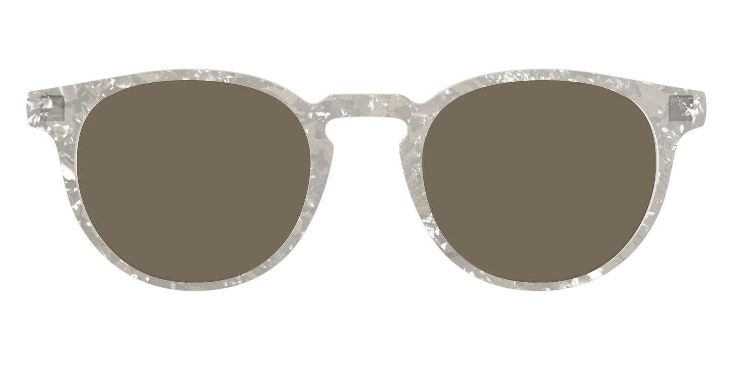 The Polarized White Quartz Pearl Sun Top