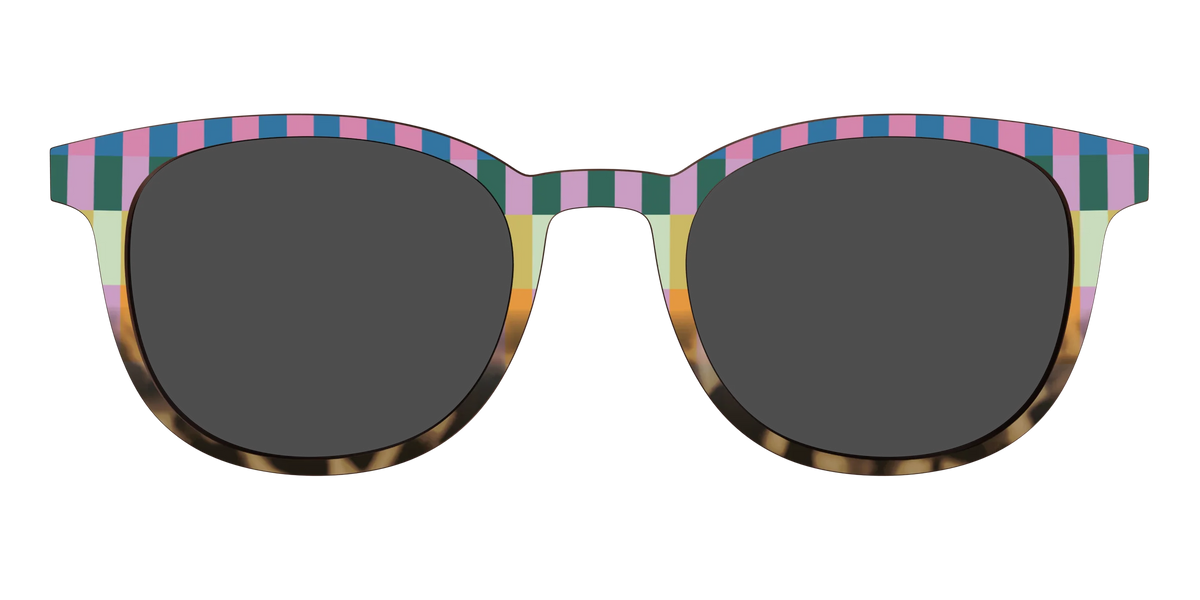 The Polarized Summer Stripes Tortoise Sun Top