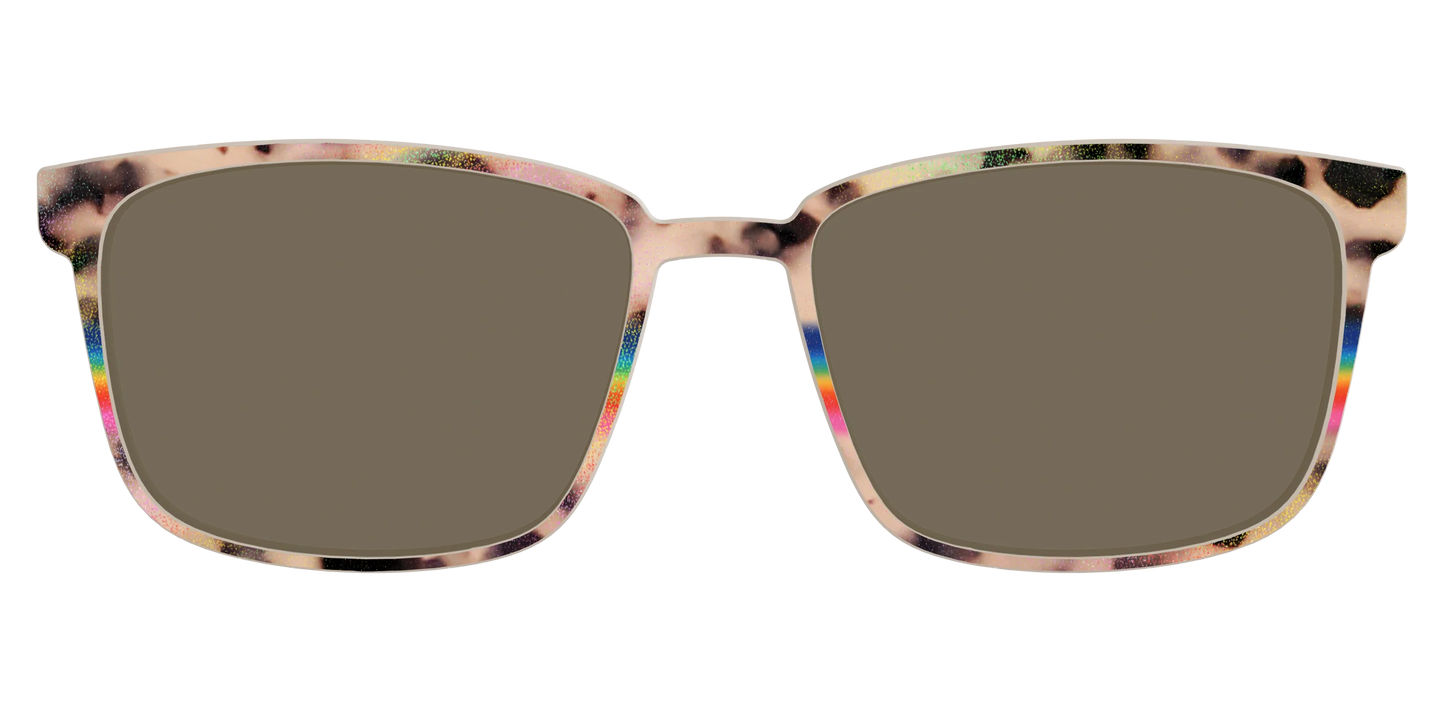 The Polarized Prism Split Tortoise Sun Top