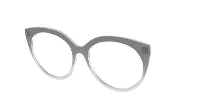The Charcoal to Light Gray Gradient Crystal