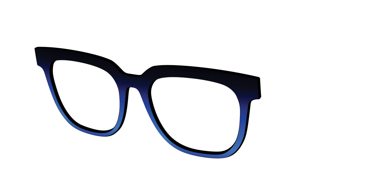 The Black to Blueberry Gradient