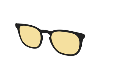 The Black With Citrine Yellow Lens