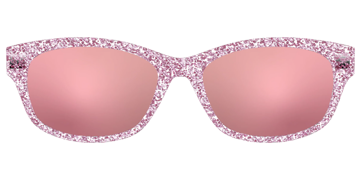 The Polarized Rose Gold Sparkle Sun Top
