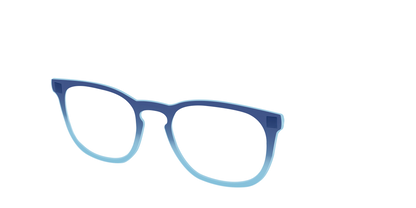 The Indigo to Sky Blue Gradient Crystal