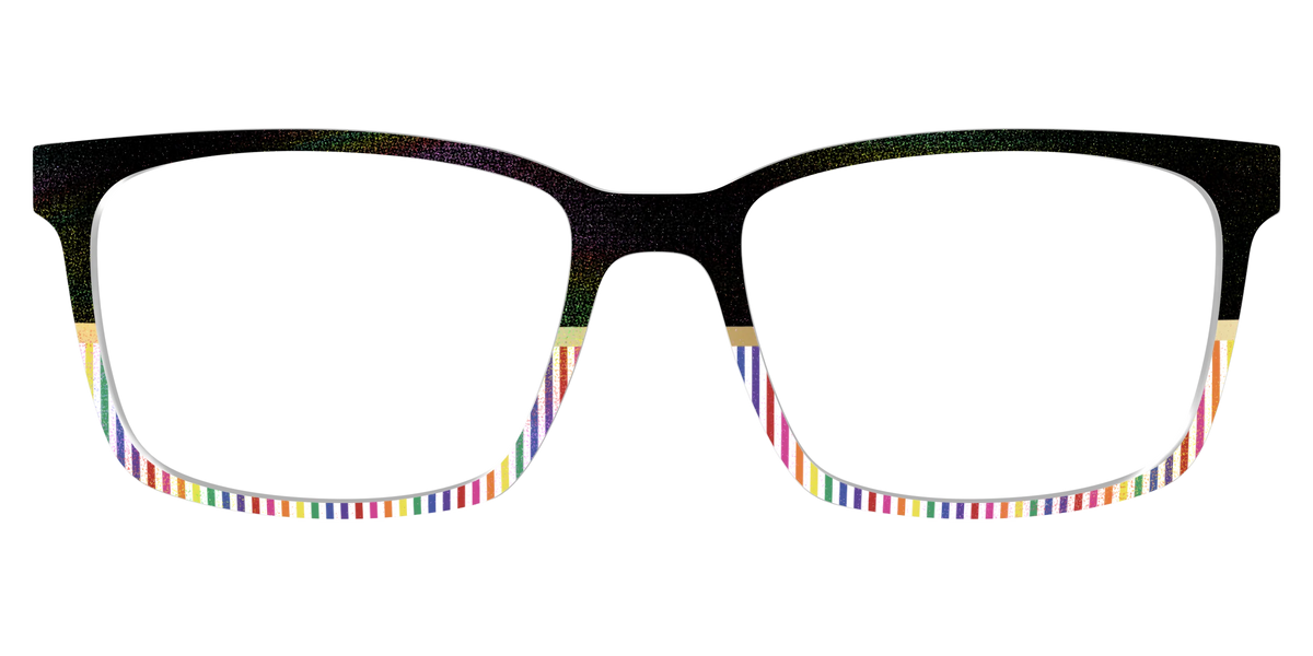 The Chic Pride Stripes Crystal with Gold Foil