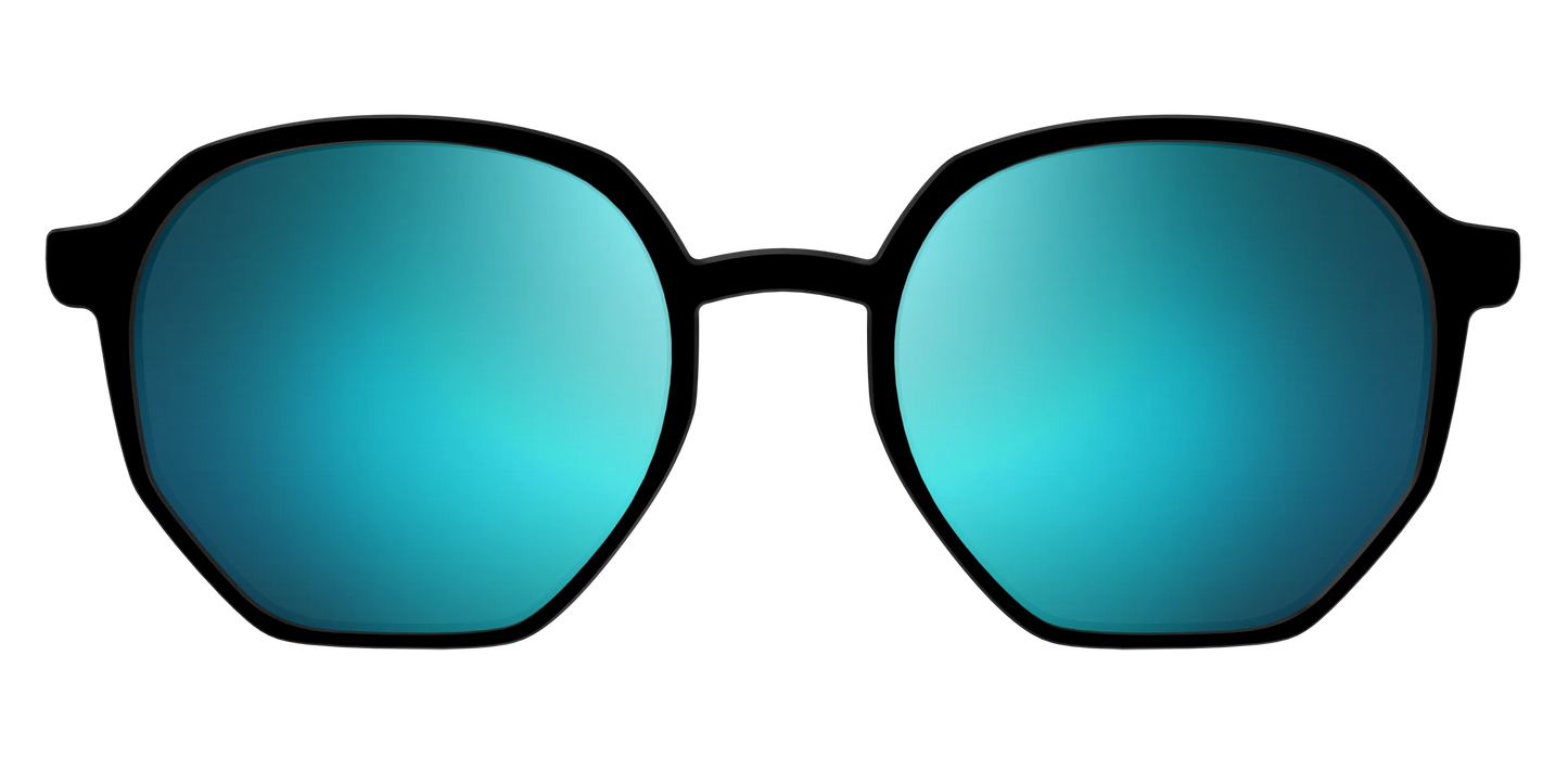 The Polarized Blue Reflective Sun Top