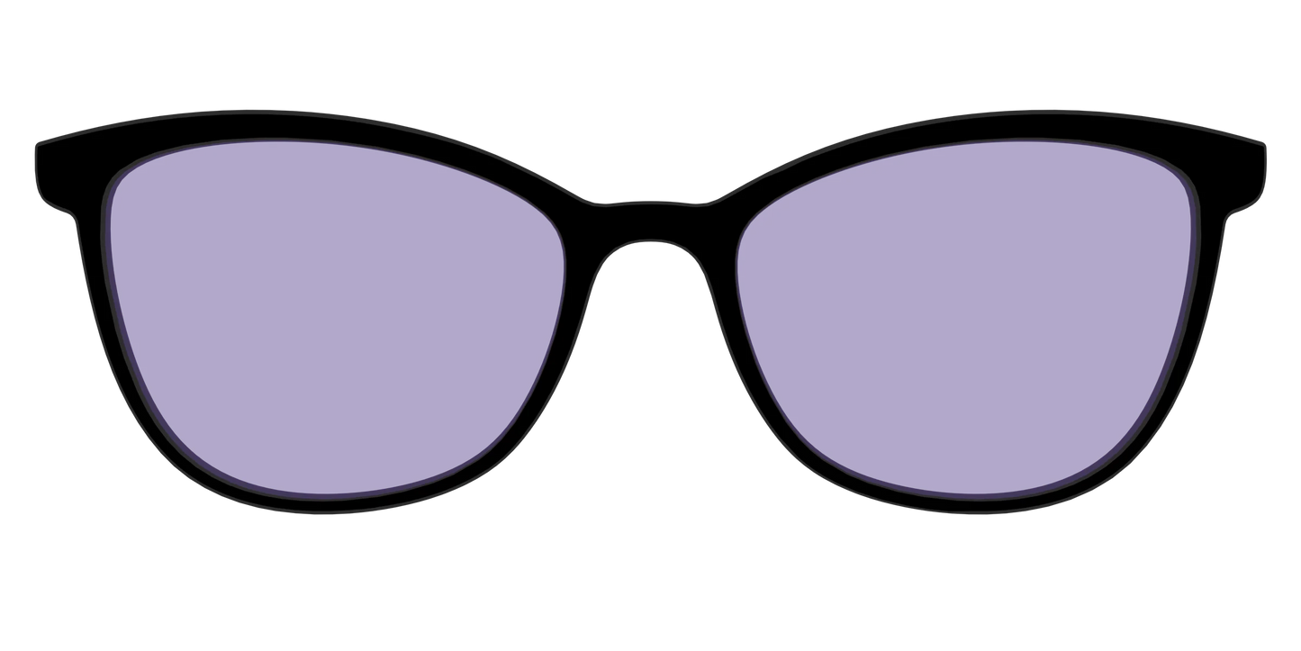 The Black With Celestial Purple Lens
