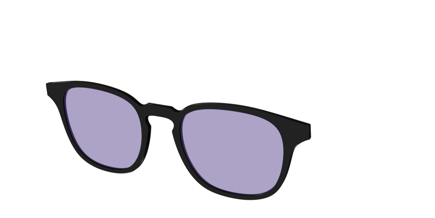 The Black With Celestial Purple Lens