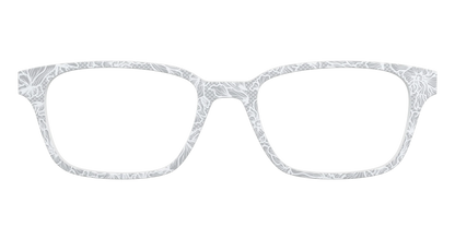 The Pale Gray Floral Lace