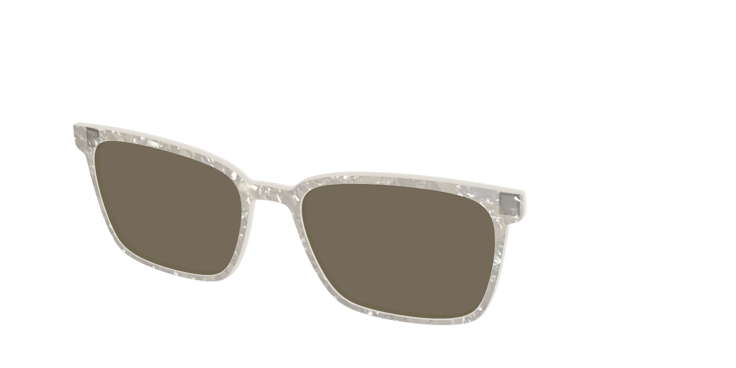 The Polarized White Quartz Pearl Sun Top