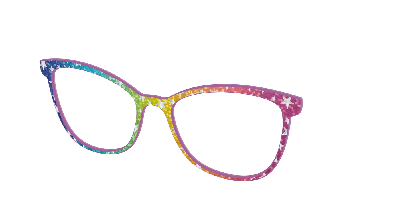 The Iridescent Rainbow Stars