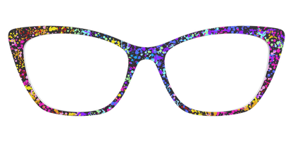 The Rainbow Splatter Black