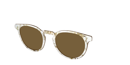The Polarized Ivory Sand Pearl Shell Sun Top