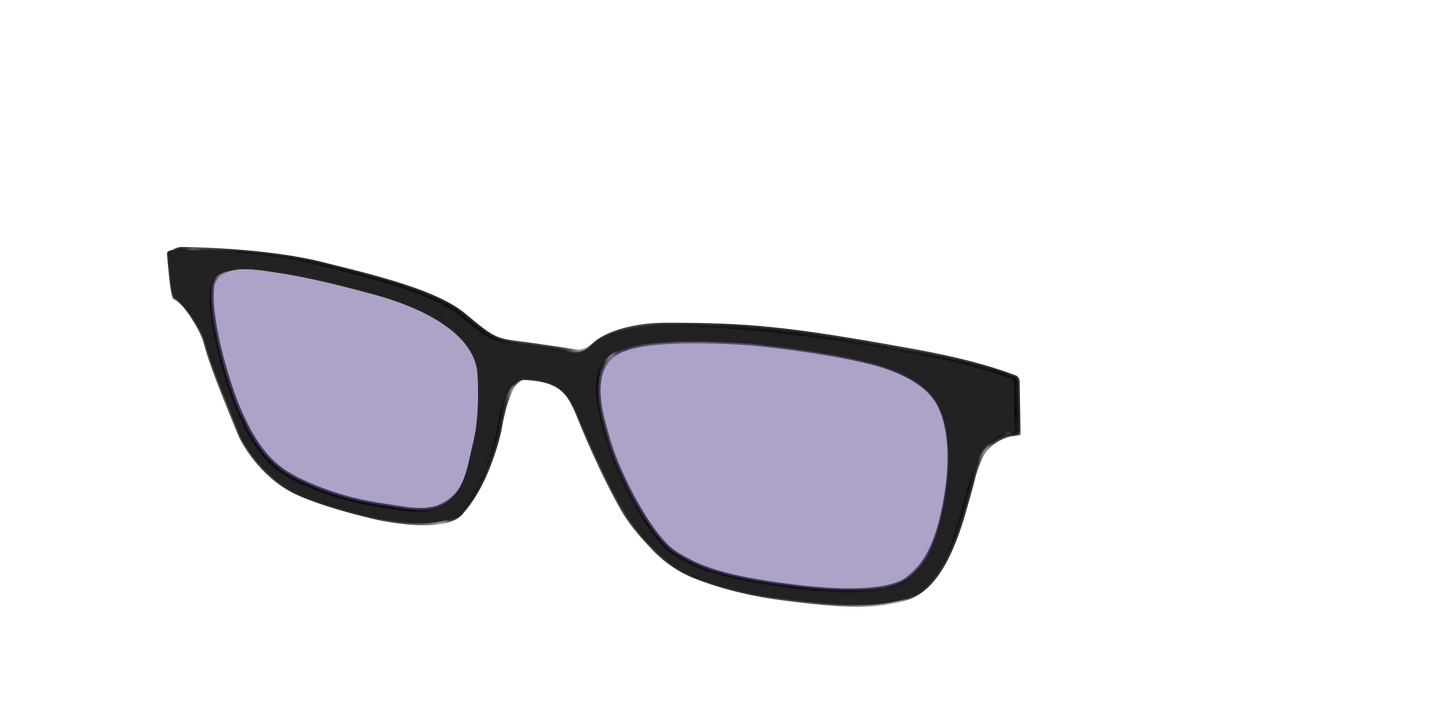 The Black With Celestial Purple Lens