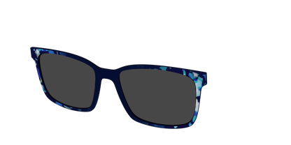 The Polarized Indigo Tortoise Sun Top