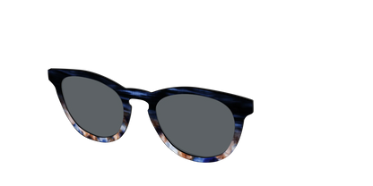 The Polarized Blue Horn Tortoise Sun Top